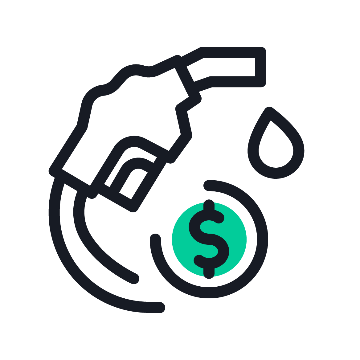 icon fuel savings pump